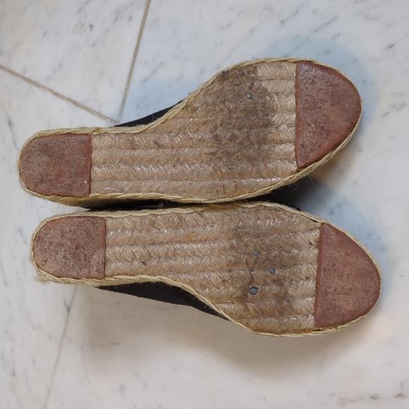 Ralph Lauren wedges, black, women's size 8 - Picture 6 of 6